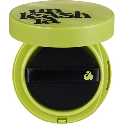 Unleashia Healthy Green Cushion SPF30/PA++ 27 Peach Tan Saténový make-up v hubke 15 g