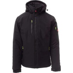 PAYPER creek pad s00330-0489 / Изолирано софтшел яке с подвижна качулка - черно/черно xxxl (s003300489140183xl)
