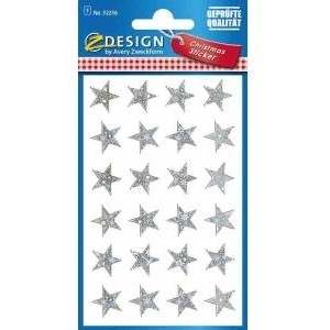 Zdesign Foil Stickers - Silver Stars