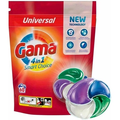 Gama 4v1 Smart Choice Universal pracie kapsuly 60 PD