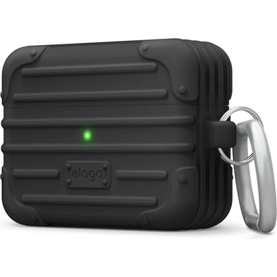 elago Защитен калъф Elago Suitcase за Apple Airpods Pro, удароустойчив, черен (EAPPSUIT-BK)