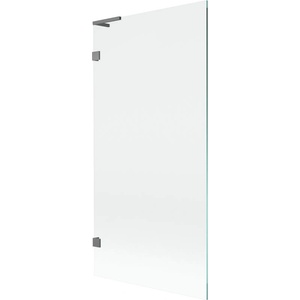 Mexen Lunar L параван за вана 1-крилен 90 x 150 см, прозрачен, gun metal - 897L-090-000-95-00 (897L-090-000-95-00)