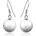 Silenti Jewelry Сребърни обеци "Висяща Перла