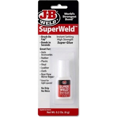 J-B WELD 33106 okamžité lepidlo SuperWeld na nanášanie štetcom 6 g