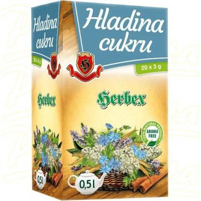HERBEX Hladina cukru n.s. 20 x 3 g