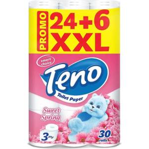 Teno Тено тоалетна хартия 24+6 (t-94301)