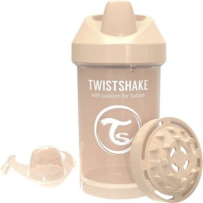 Twistshake Преходна чаша Twistshake 300 мл 8+ месеца бежова