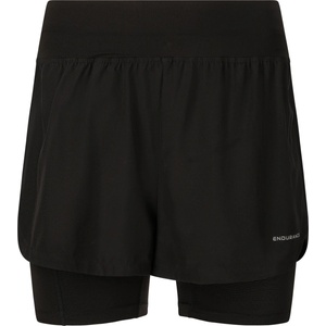 ENDURANCE Дамски шорти за бягане Endurance Women's Less 2-In-1 Shorts Running shorts - Black - размер 34 (EU) (112-4052-0111)