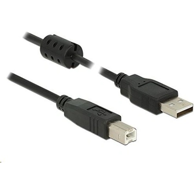 Delock 84899 USB 2.0 A USB 2.0 B кабел, 5 м, черен (84899)