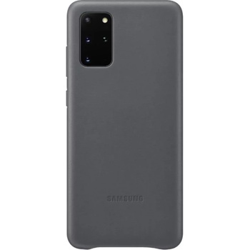 Image 1 of Samsung Оригинален гръб Samsung Leather Cover за Samsung Galaxy S20 Plus - Сив, EF-VG985LJE