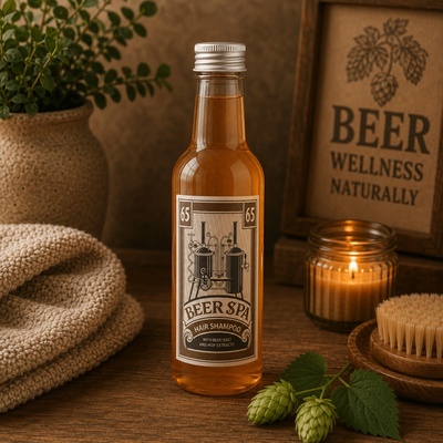 Bohemia Gifts & Cosmetics Beer Spa Premium pivní vlasový šampon 200 ml