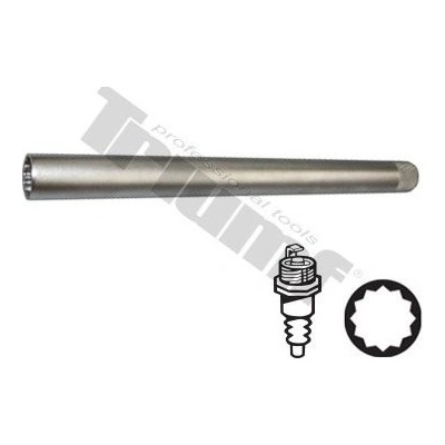 TRIUMF Hlavica na zapaľovacie sviečky 3/8" vstup, 12-hran 16x250mm
