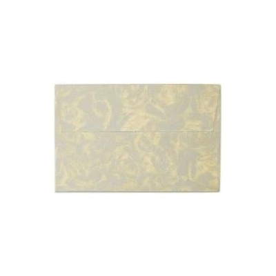 Ozdobné obálky - 7 x 10 cm, 120 g/m2, krémové, vzor růže, 10 ks