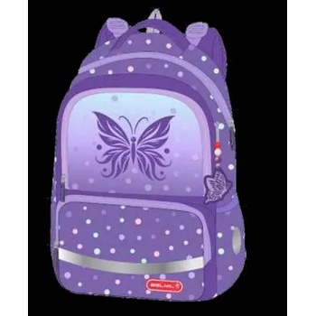 Belmil Ученическа раница Purple Dots Butterfly - Belmil