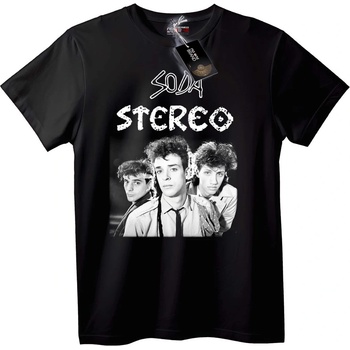 NOONEBRAND Тениска Soda Stereo Band - M, Black