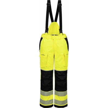 Portwest FR426 PW3 Modaflame Rain+ Hi-Vis Multi-Norm FR Zimné nehorľavé reflexné nohavice žltá/čierna