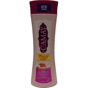 Camay Creme And Strawberry Woman sprchový gel 250 ml