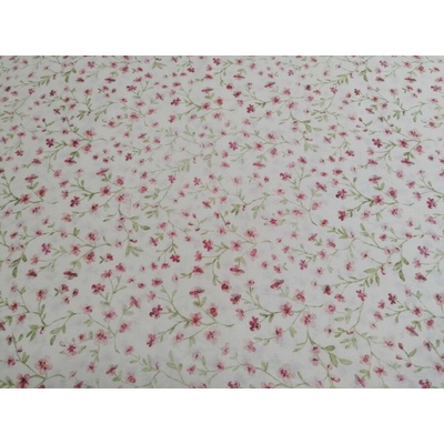 Bavlněná látka Mini sakura růžová šíře 150 cm