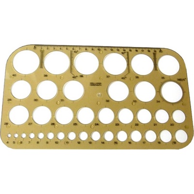 Koh i noor Šablona kružnicová 749161 kouřová – Zboží Dáma