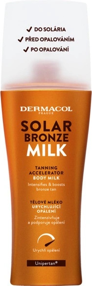 Tohle je absolutní vítěz srovnávacího testu - produkt Dermacol Solar Bronze tělové mléko urychlující opalování 200 ml