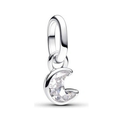 Pandora Blyštivý stříbrný přívěsek Měsíc ME/Moments 793364C01