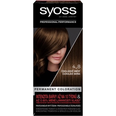Syoss Permanent Coloration 4-8 Chocolate Brown 50 ml