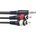 Stagg Кабел мини жак - два чинча Stagg SYC1/MPSB2CM E 1 метър