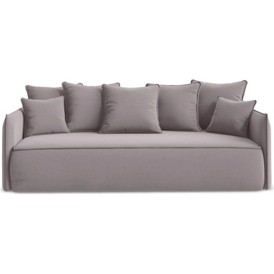 makamii Кадифен разтегателен диван с място за съхранение в цвят лавандула 225 cm Hula - Makamii (HULA_3SF_3_P1_C4)