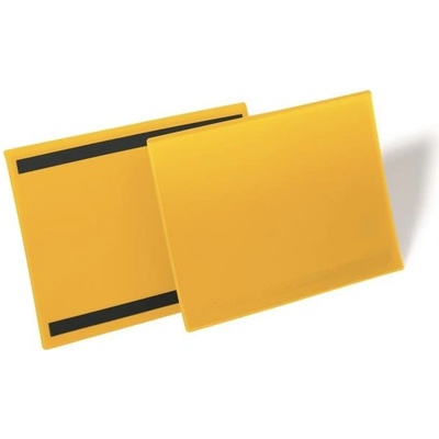 DURABLE Magnetické vrecko na dokumenty 297x210mm na šírku 50ks žlté