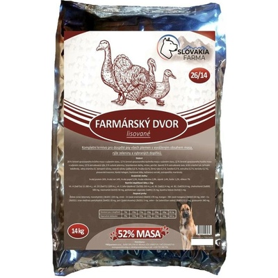 Slovakia Farma Adult lisované hypoalergenní Farmárský dvor 26/14 14 kg