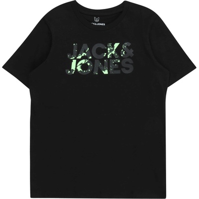 JACK & JONES Тениска 'COMMERCIAL' черно, размер 128