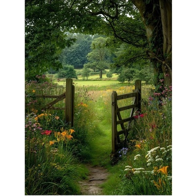 Styler Garden Gate obraz zelená