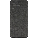 Uniq Fuele Powerbank Quick Charge, PD 18W 10000mAh - преносима външна батерия с USB-C порт, два USB-A изхода и технология за бързо зареждане (черен)