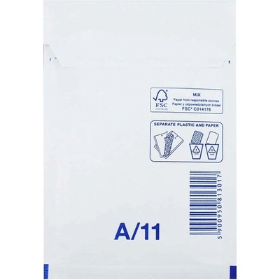 Vikpap - bublinková obálka A11, bílá, 120 × 175 mm - 200 ks