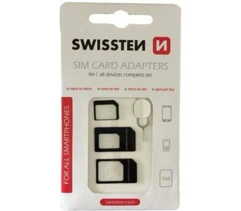 SWISSTEN SIM ADAPTER 4in1
