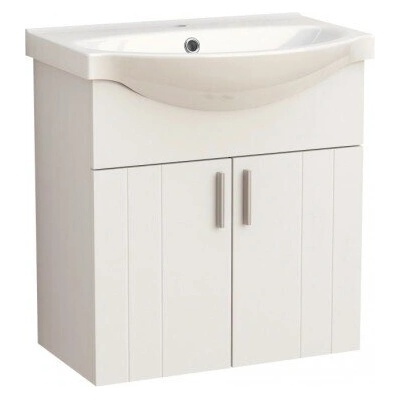 InterCeramic Kd pvc шкаф gema 5650 с умивалник - стенен шкаф, бял гланц (5650)