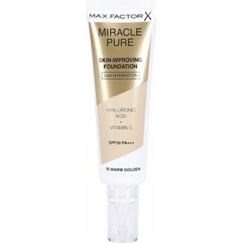 Max Factor Miracle Pure Skin dlhotrvajúci make-up SPF30 76 Warm Golden 30 ml