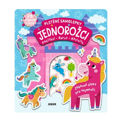 Plstěné samolepky jednorožci
