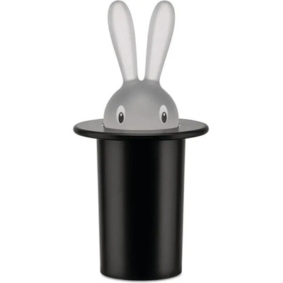 Držák párátek Magic Bunny Alessi černý