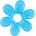 Babyono Бебешка гризалка Babyоno - Маргаритка, синя (5901435406359-син)