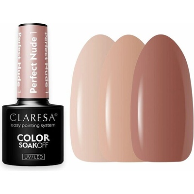CLARESA hybridný gél lak Perfect nude 5 g