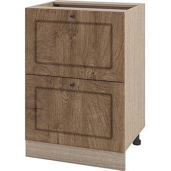 Image 1 of ИРИМ Долен кухненски шкаф Сити МФ-Дъб натурал-06-44 60 см