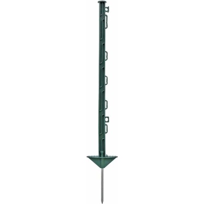 Sloupek plastový pro elektrický ohradník, délka 74 cm, 7 oček, zelený