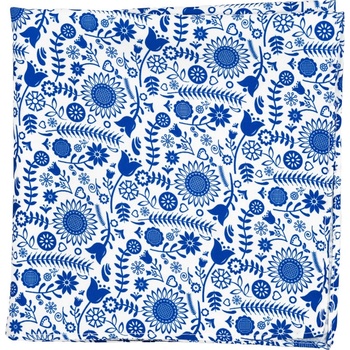 Bubibubi vreckovka do saka s folklórnym vzorom biela