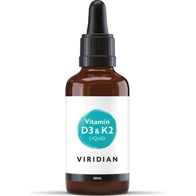 Viridian Nutrition Vitamin D3 and K2 liquid 50 ml