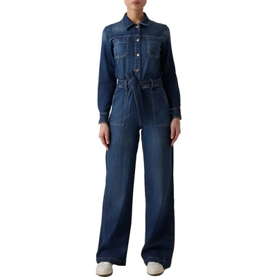 Guess jeans Гащеризон Guess jeans Ls Coverall long sleeve jumpsuit - Blue (Aged Vintage Dark)