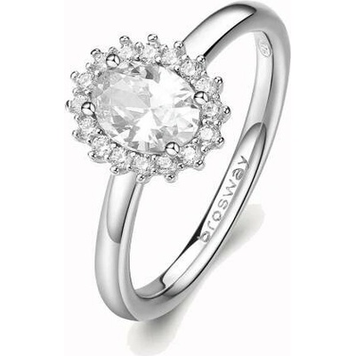 BROSWAY prsten Fancy Infinite white květ BWFIW79