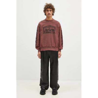 Aries Памучен суичър Aries Aged Ancient Column Sweat (AR2003302)