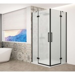 SAPHO Trinity - Душ кабина 120x120 см, матирано стъкло/черно GT2212-12M-B (GT2212-12M-B)