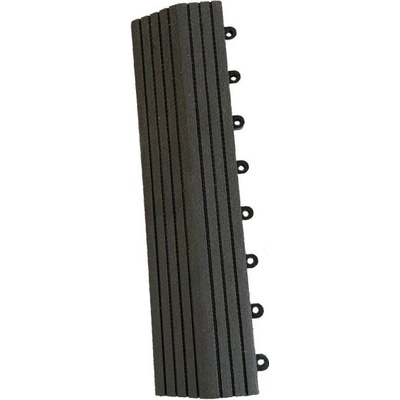 Max WPC lišta lemovací zámková tmavě šedá F 30 x 7,5cm